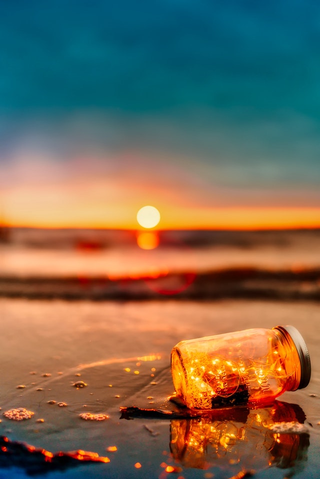 Sunset on a Beach